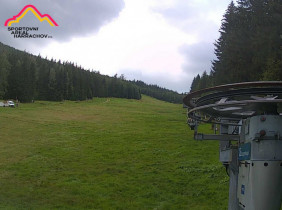 Obraz podglądu z kamery internetowej Harrachov - ski resort - red slope